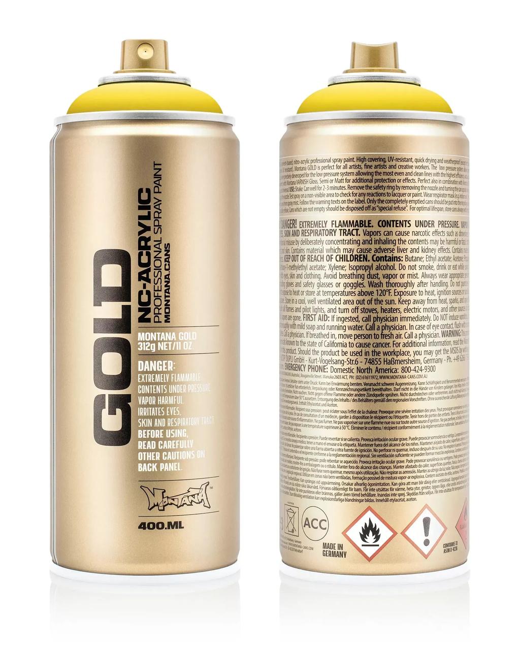 

Краска Montana Gold 1020 Цитрина 400 мл (Citrus) (283925)