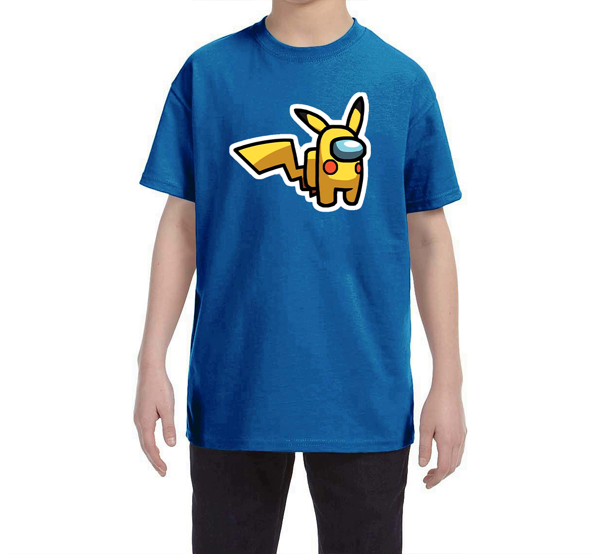 

Футболка для мальчика ArtSvet Among US pikachu (Амонг АС Пикачу) Синий 122 рост AU1SDFCTSN