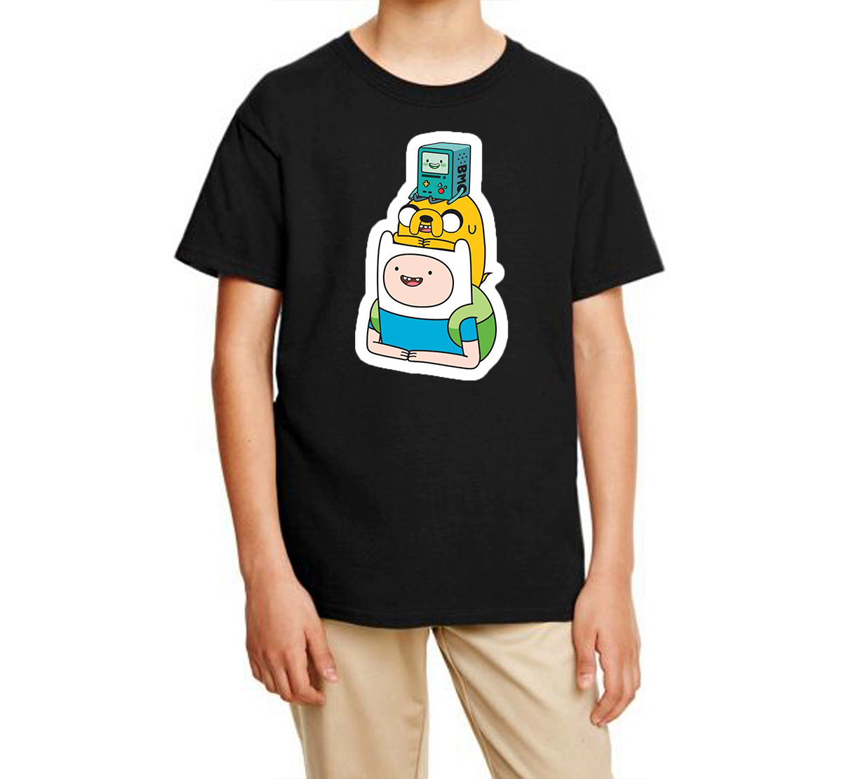 

Футболка для мальчика ArtSvet Finn Jake BMO Черный 134 рост BMODBMOBMOH