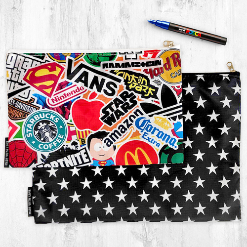 

Косметички Double Presentville Стикеры и звезды (2 шт)