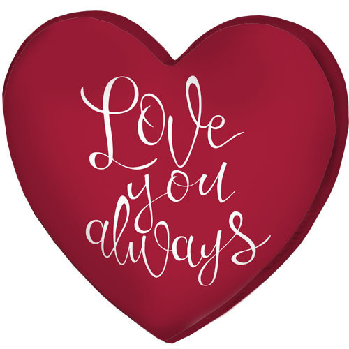 

Подушка сердце 3D Presentville Love you always 40х40х7,5 см