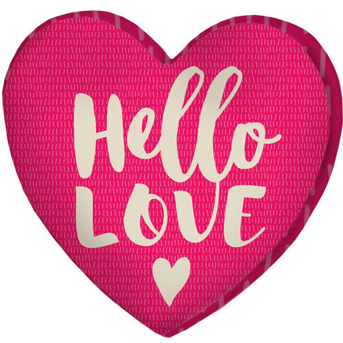

Подушка сердце 3D Presentville Hello love 40х40х7,5 см