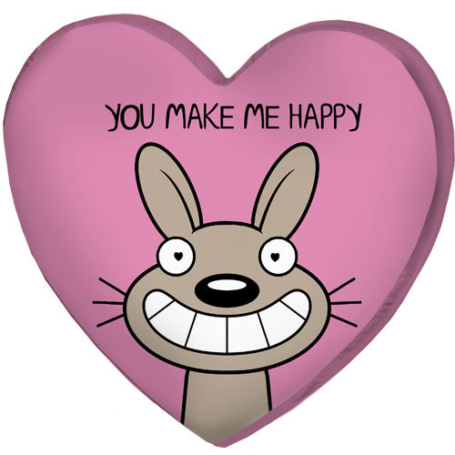 

Подушка сердце 3D Presentville You make me happy 40х40х7,5 см