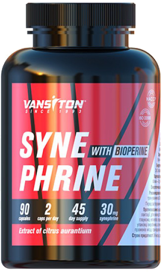 

Жиросжигатель Vansiton Synephrine 90 капсул (4820106592195)