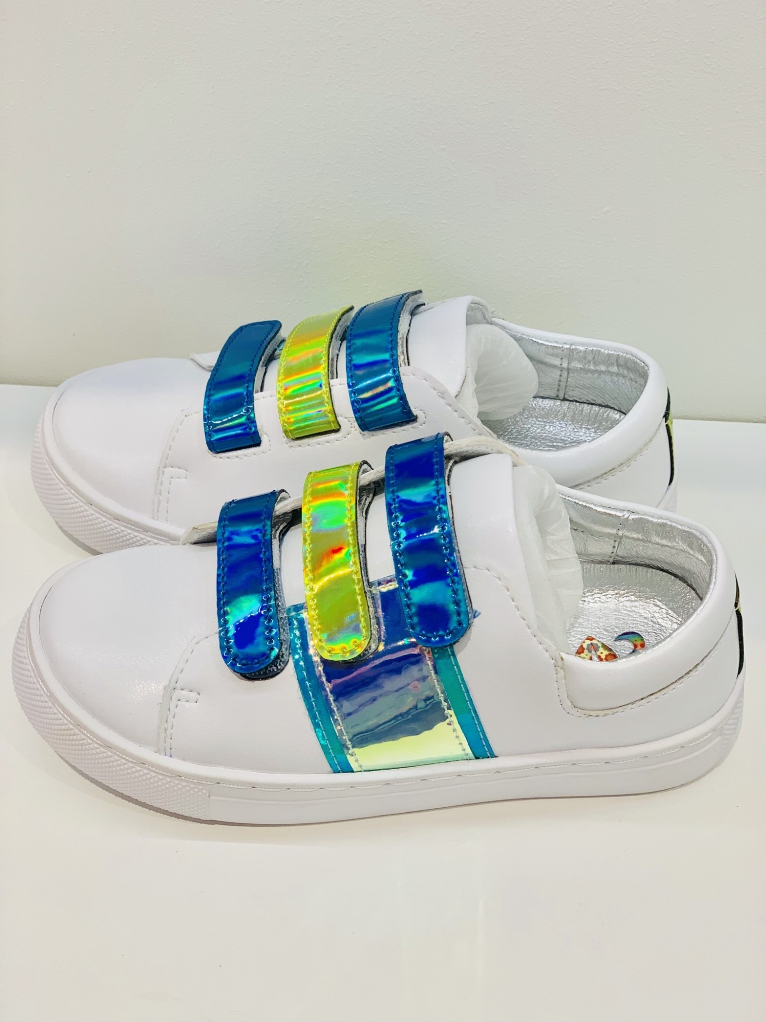 

Кеды EVIE shoes Saba 28 White-Blue Neon (122-9K 28)