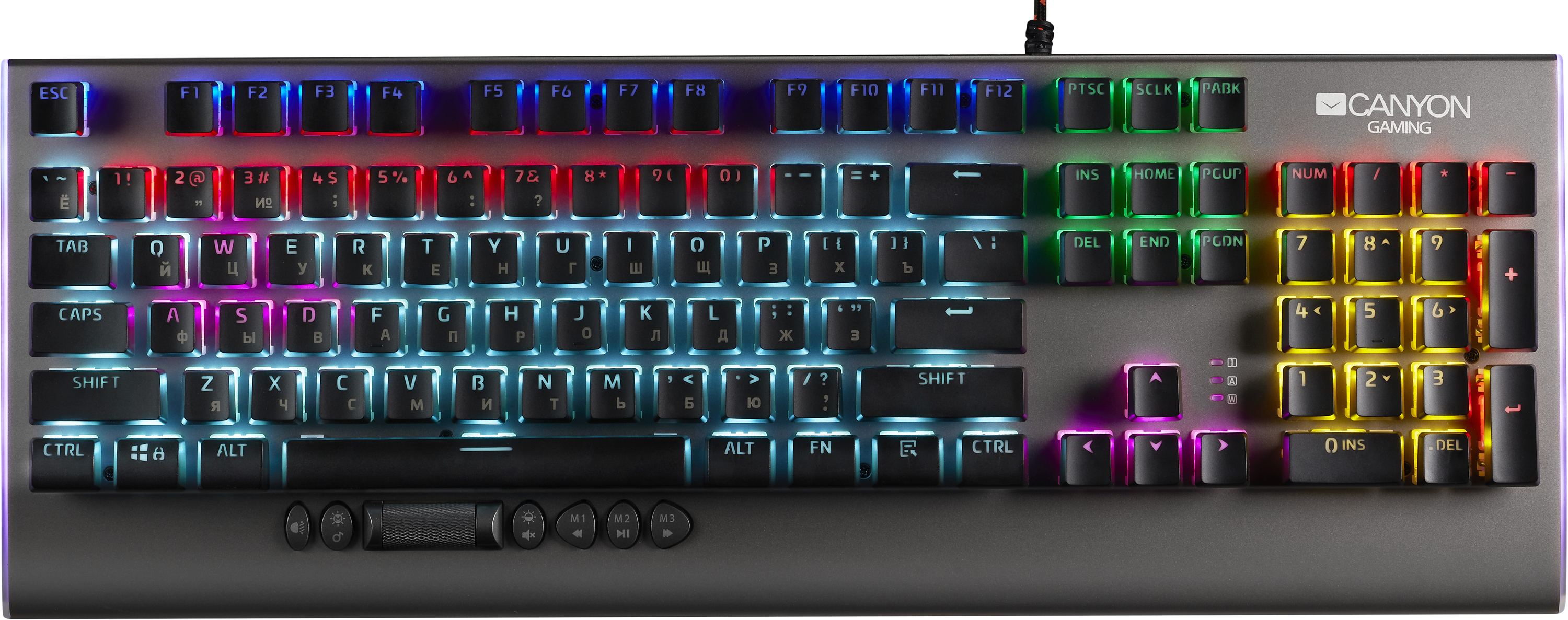

Клавіатура дротова Canyon CND-SKB8-RU/1 USB