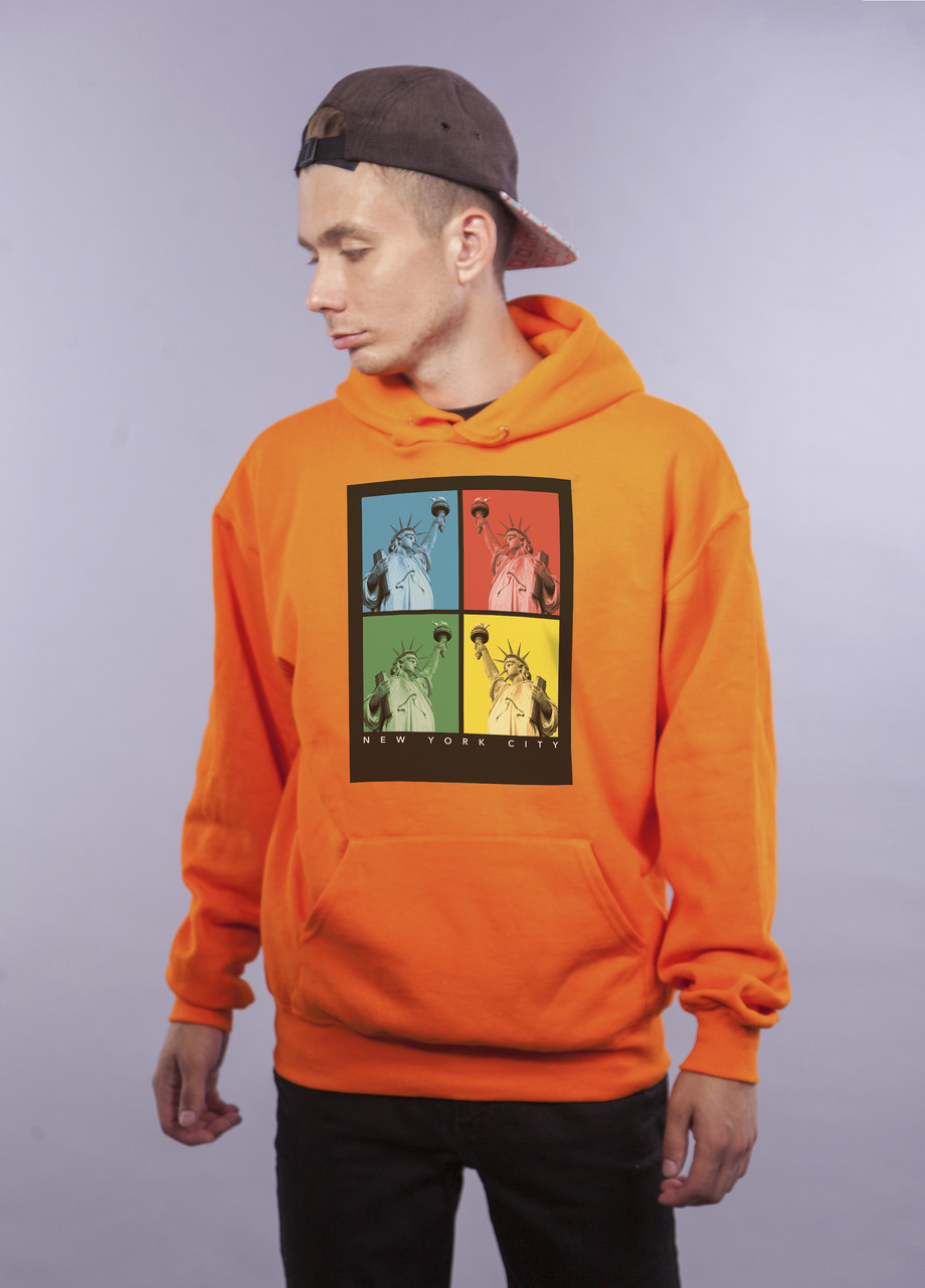 

Толстовка Оранжевая LOYS "NYC pop art" XXL