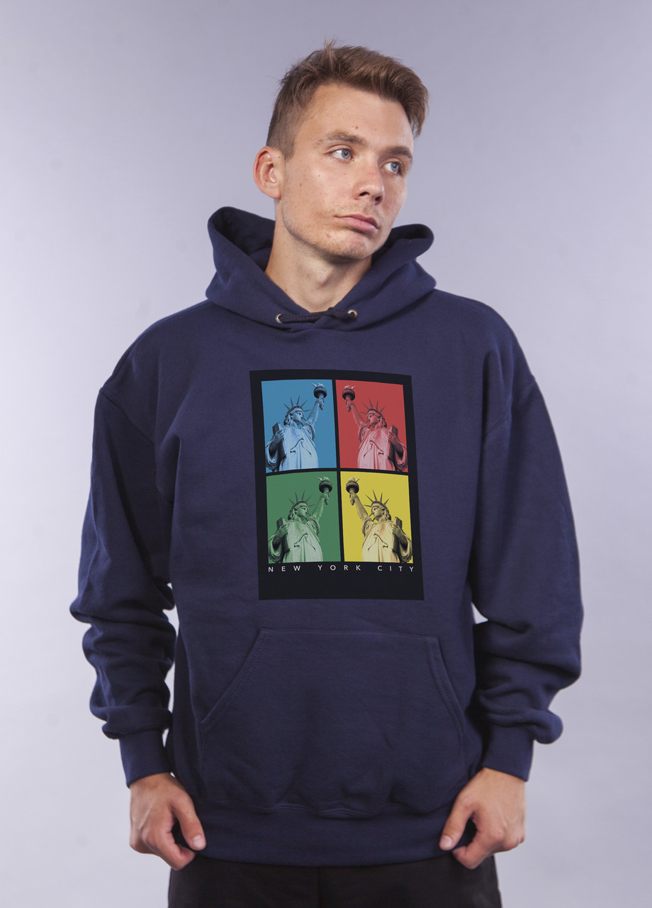 

Толстовка тёмно синяя LOYS "NYC pop art" XXL