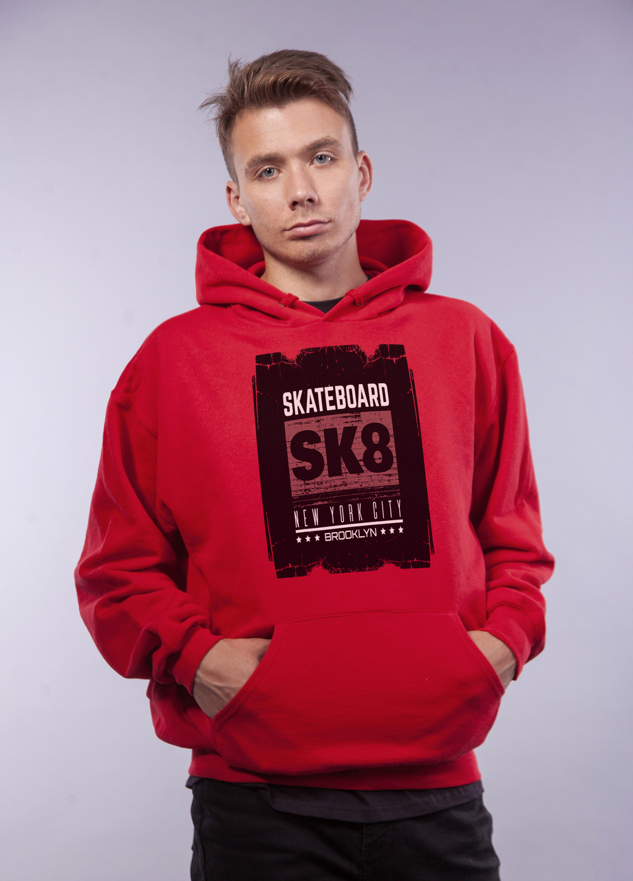 

Толстовка Красная LOYS "SK8" XXL