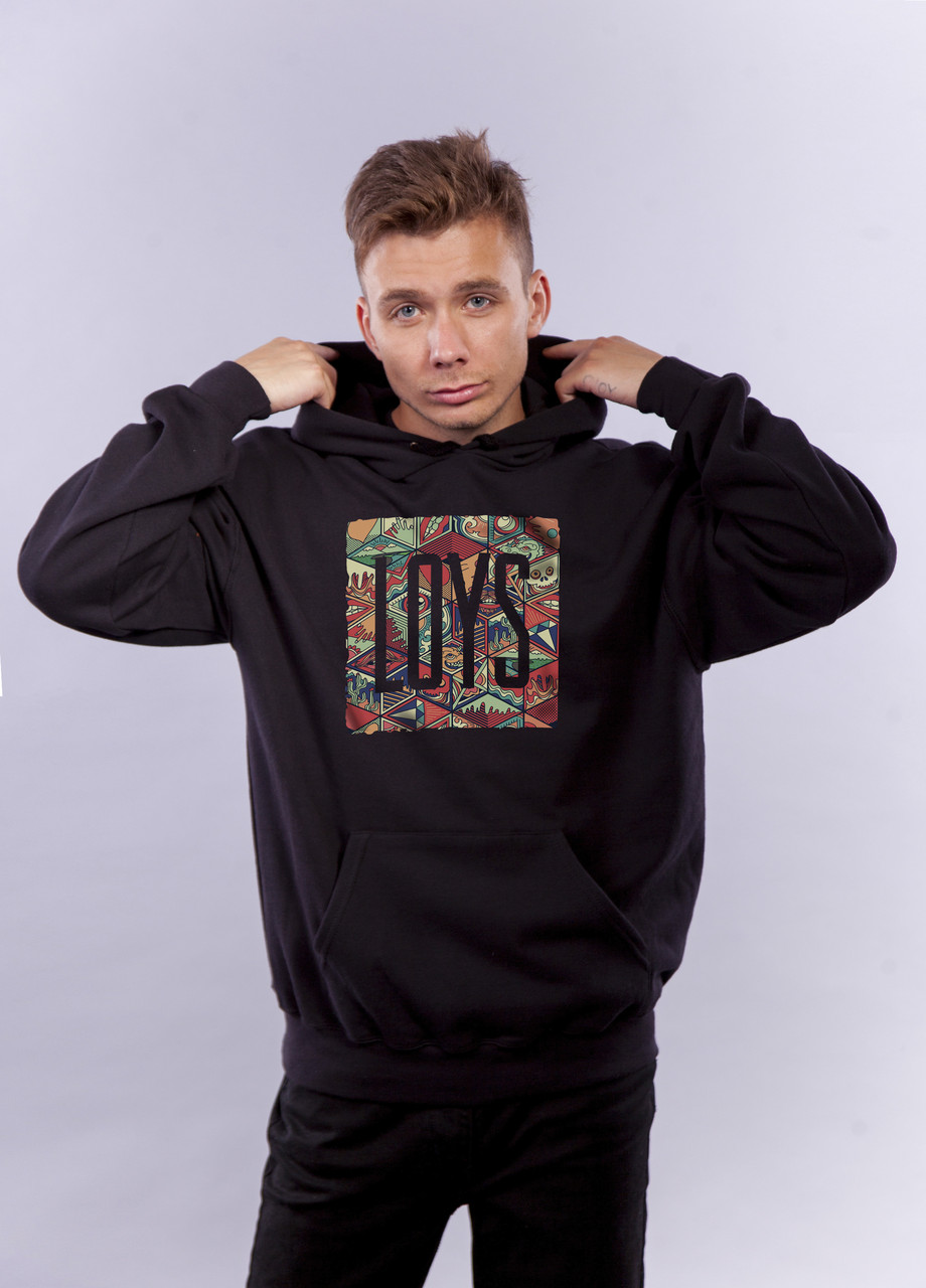 

Толстовка Чёрная LOYS "Rhombus Art" XXL