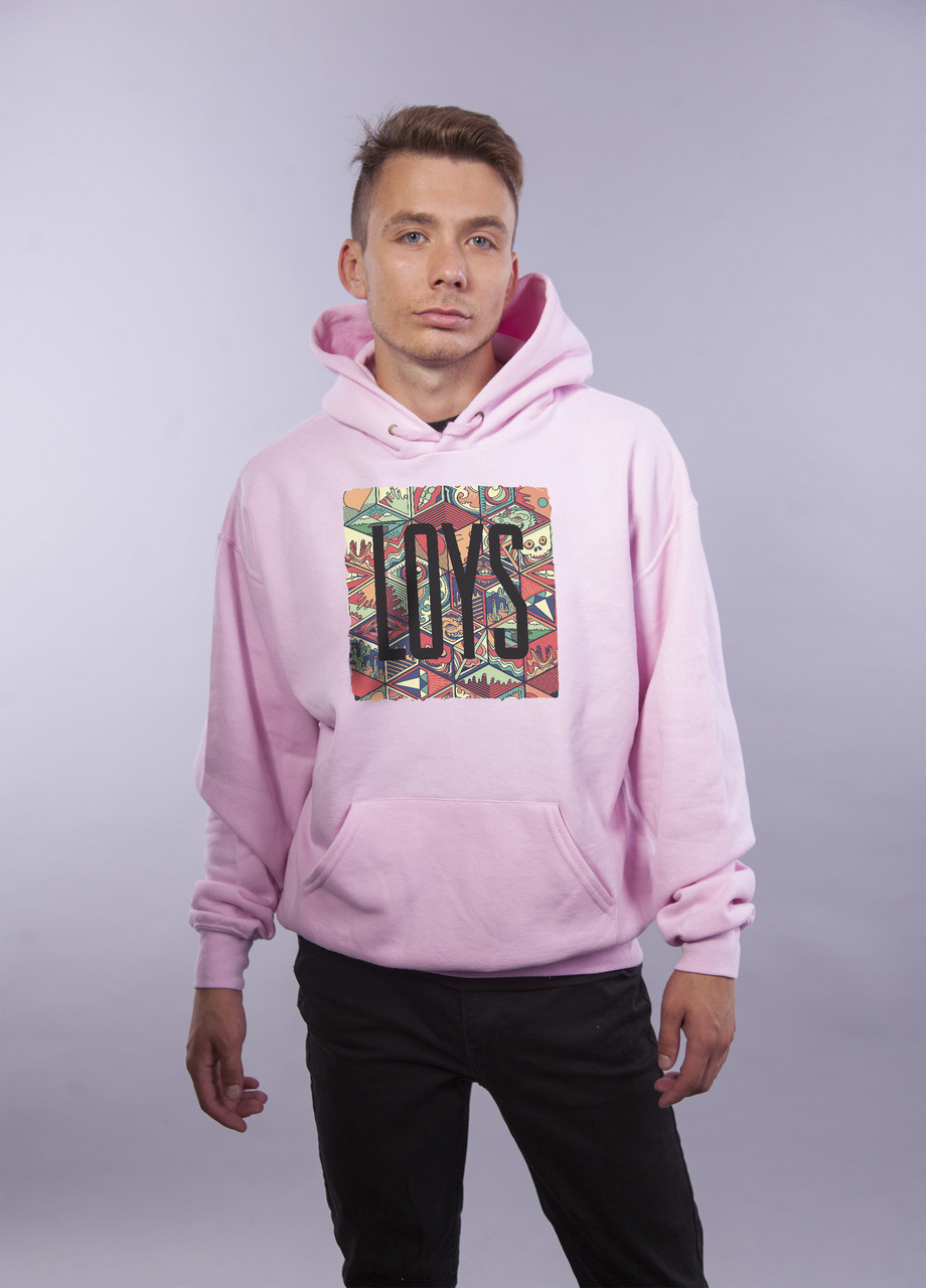 

Толстовка Розовая LOYS "Rhombus Art" XXL