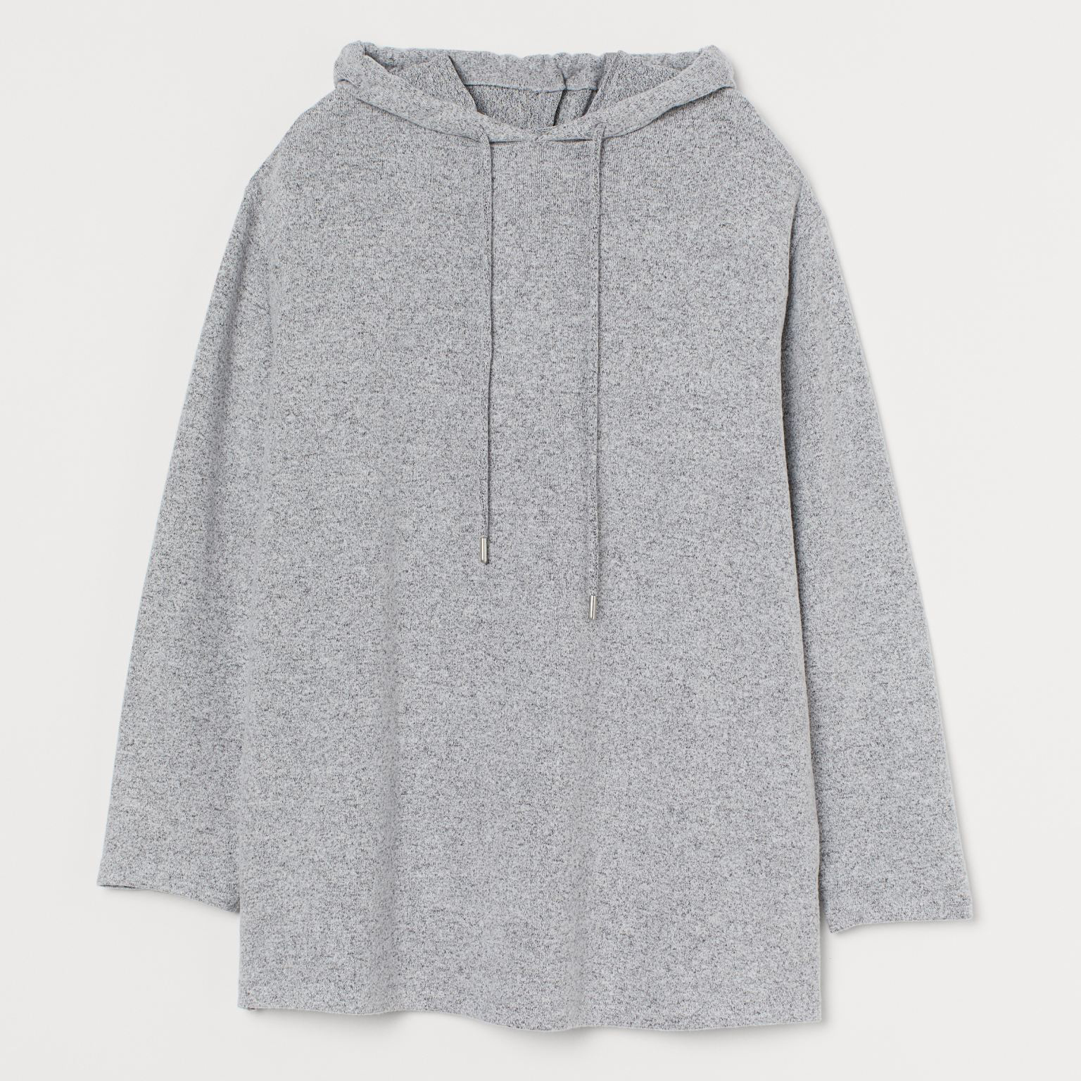 

Худи H&M 1104-9066392 XL Светло-серий меланж