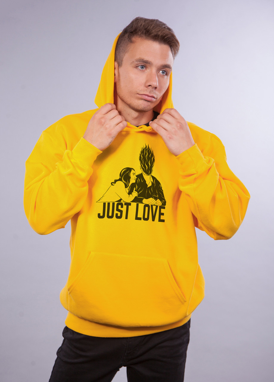 

Толстовка Желтая LOYS "Just Love" XXL