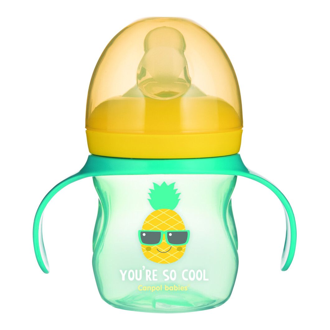 

Поїльник Canpol Babies SO COOL з силіконовим носиком 150 мл бірюзовий (57/303_tur)