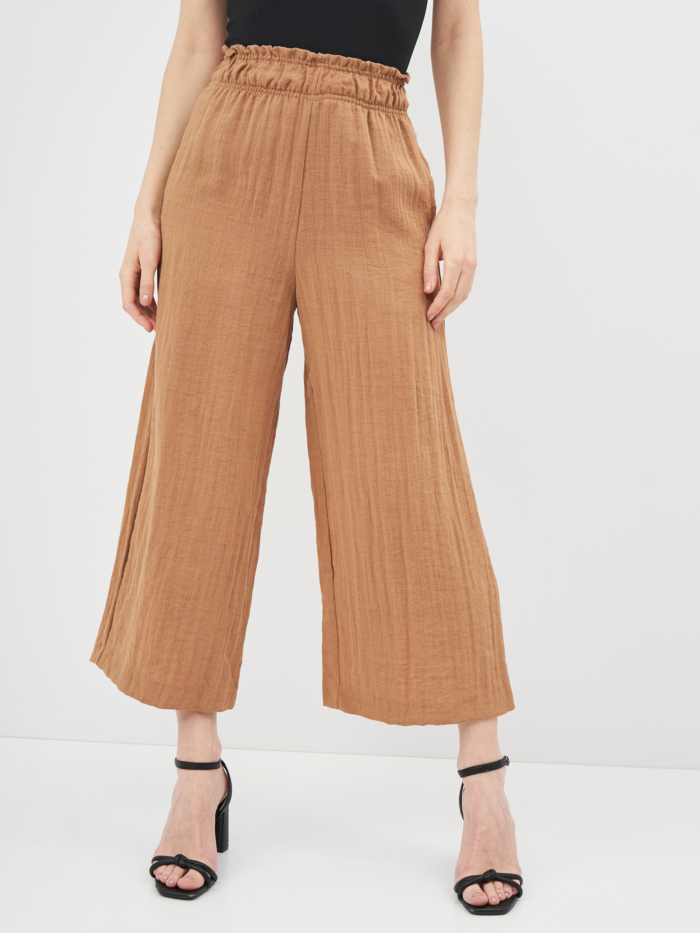 

Брюки H&M 1602-8550791 XS Светло-коричневые