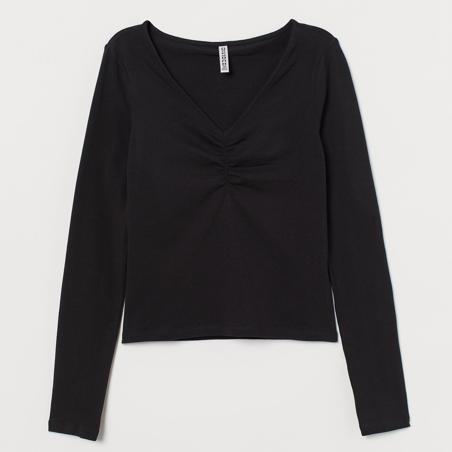 

Лонгслив H& 503-801673  Черный, Лонгслив H&M 503-801673 M Черный