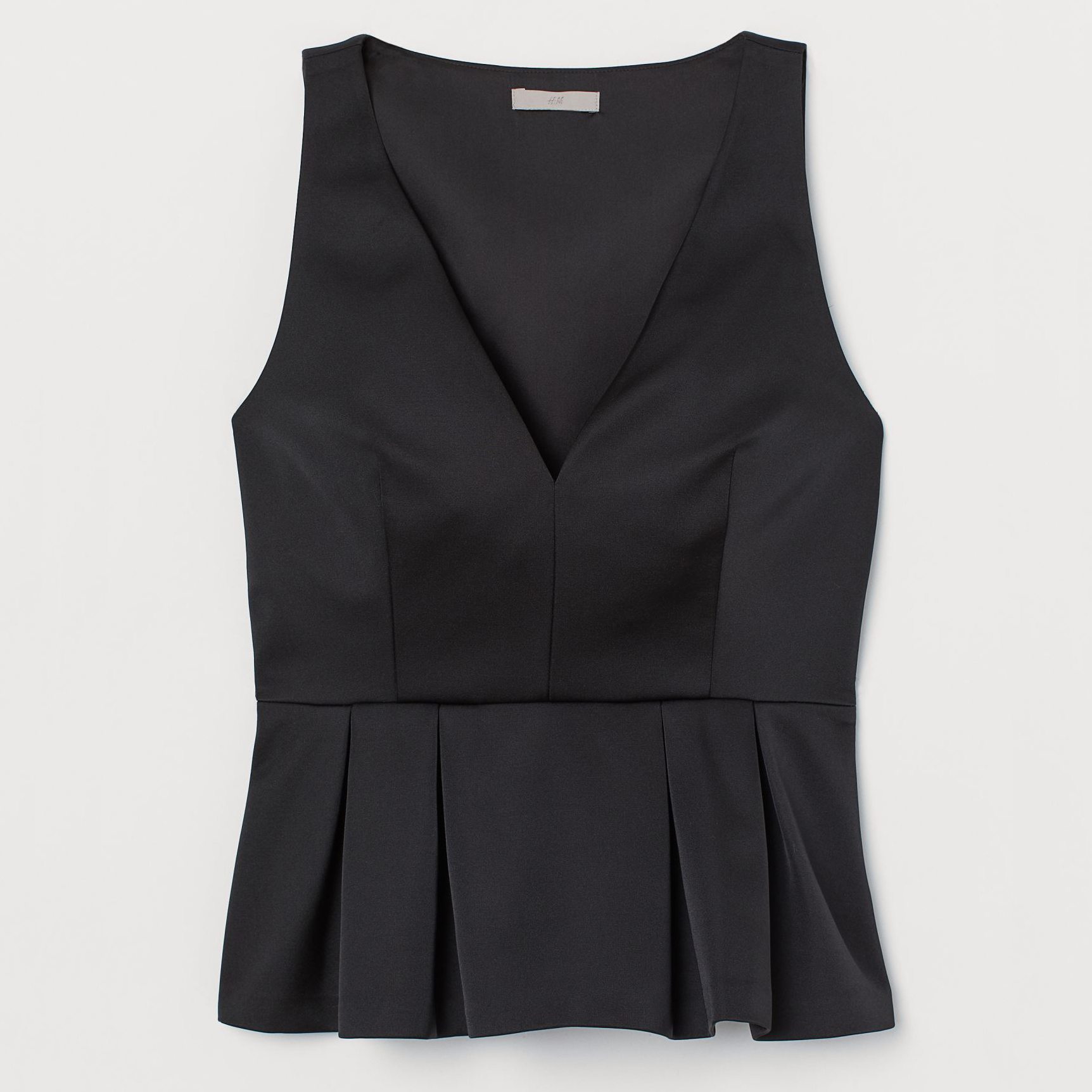 

Топ H&M 604-8237401 36 Черный