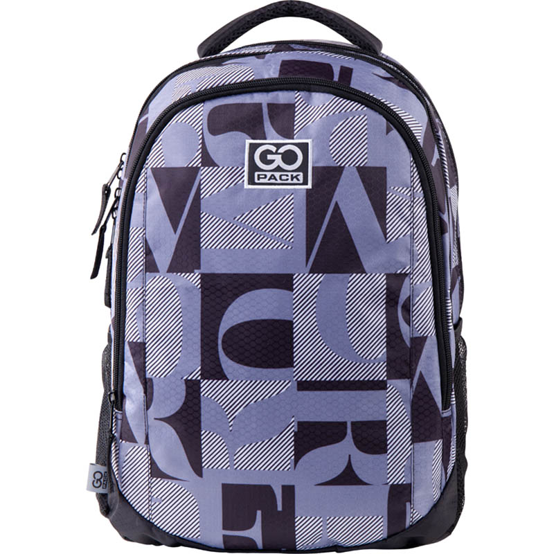 

Рюкзак GoPack Education унисекс Black and white 43x30x16 21 л черный/серый (GO21-133M-3)