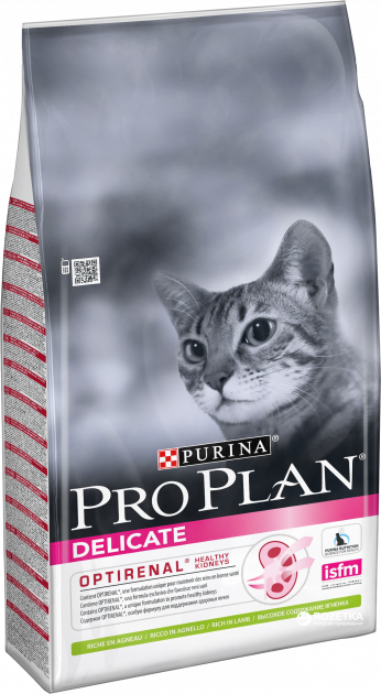 

Сухий корм для дорослих кішок Purina Pro Plan Delicate Lamb зі смаком ягняти 10 кг