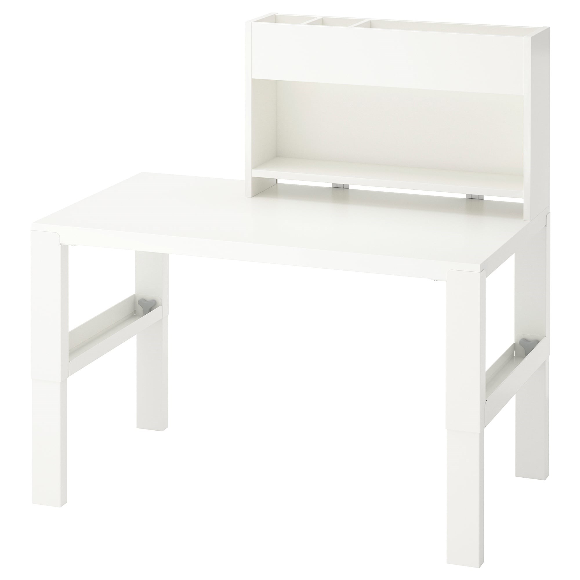 

Письмовий стіл з надставкою IKEA PAHL 96х58 см білий (191.289.61)