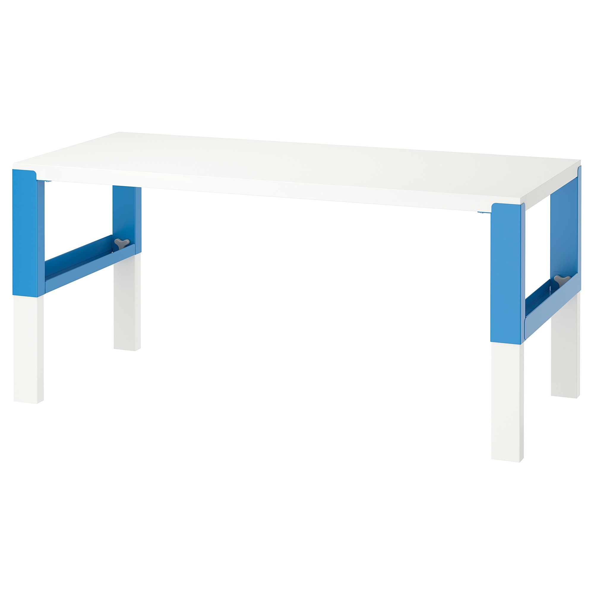 

Письмовий стіл IKEA PAHL 128х58 см синьо-білий (091.289.47)