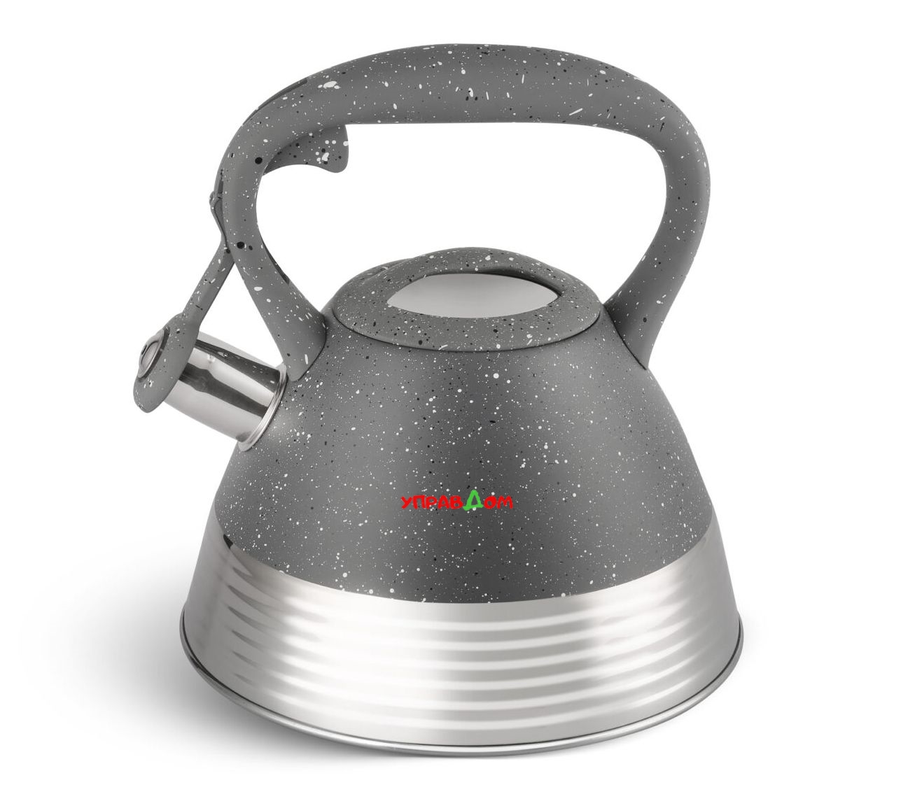 

Чайник из нержавеющей стали со свистком Edenberg 3.0 л Серый (EB-8827GR)