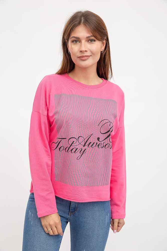 

Лонгслив женский 32P043 цвет Розовый M/L