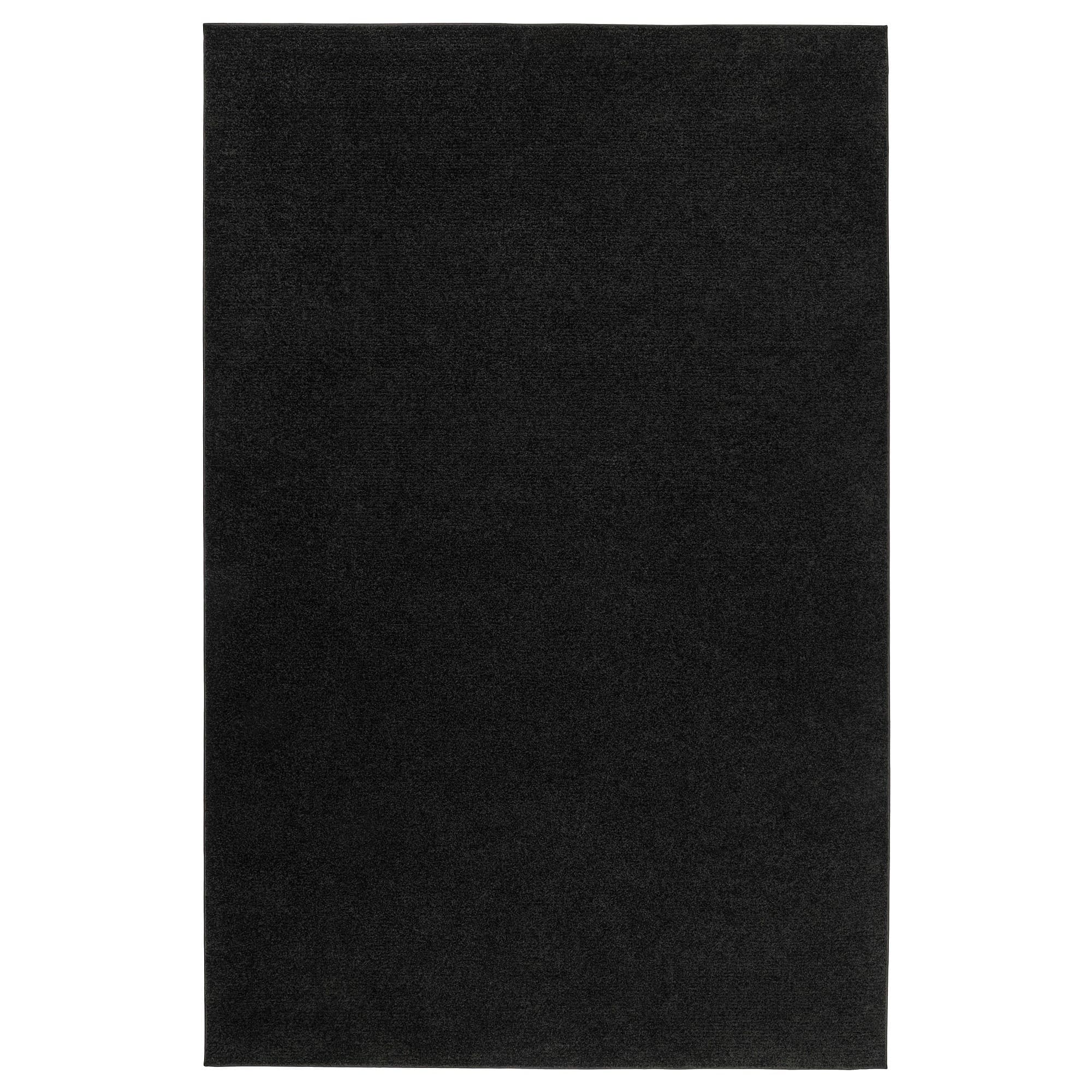 

Килим з коротким ворсом IKEA SPORUP 133х195 см чорний (104.876.42)