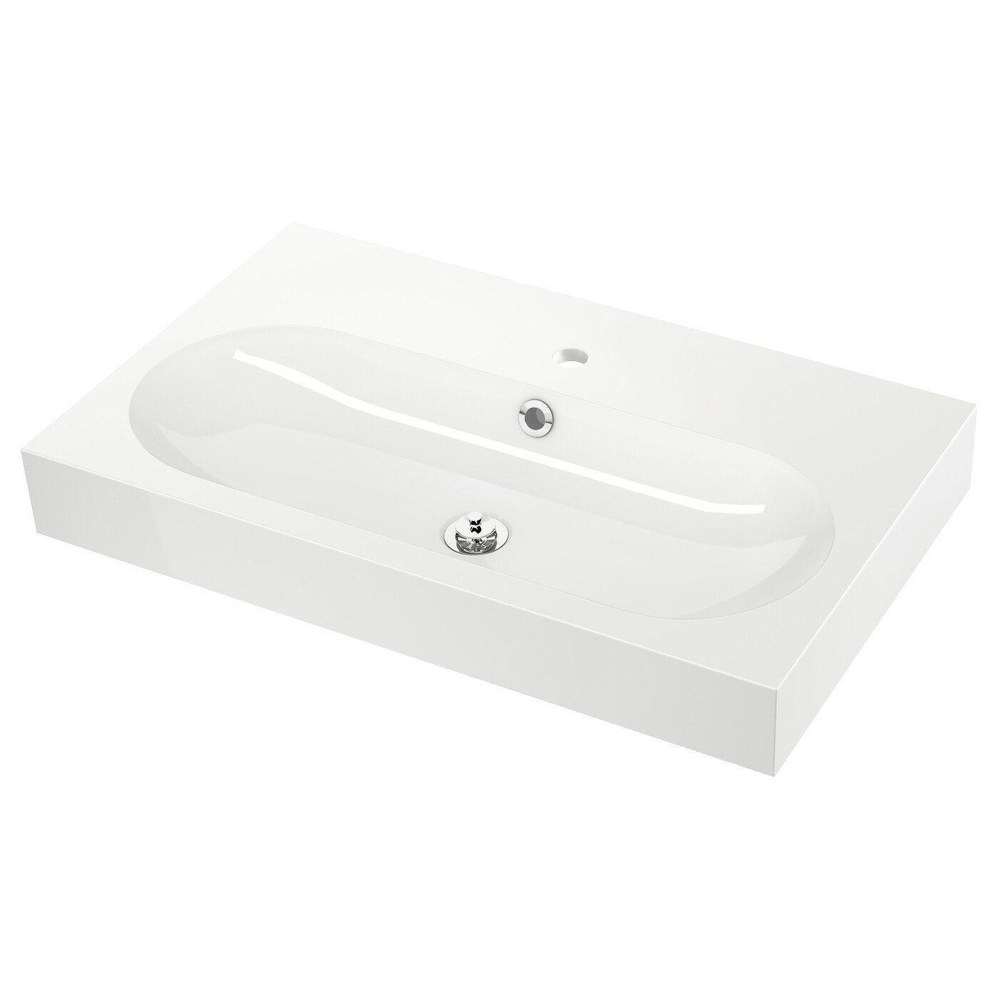

Одинарна раковина IKEA BRAVIKEN 80x48x10 см (901.807.99)