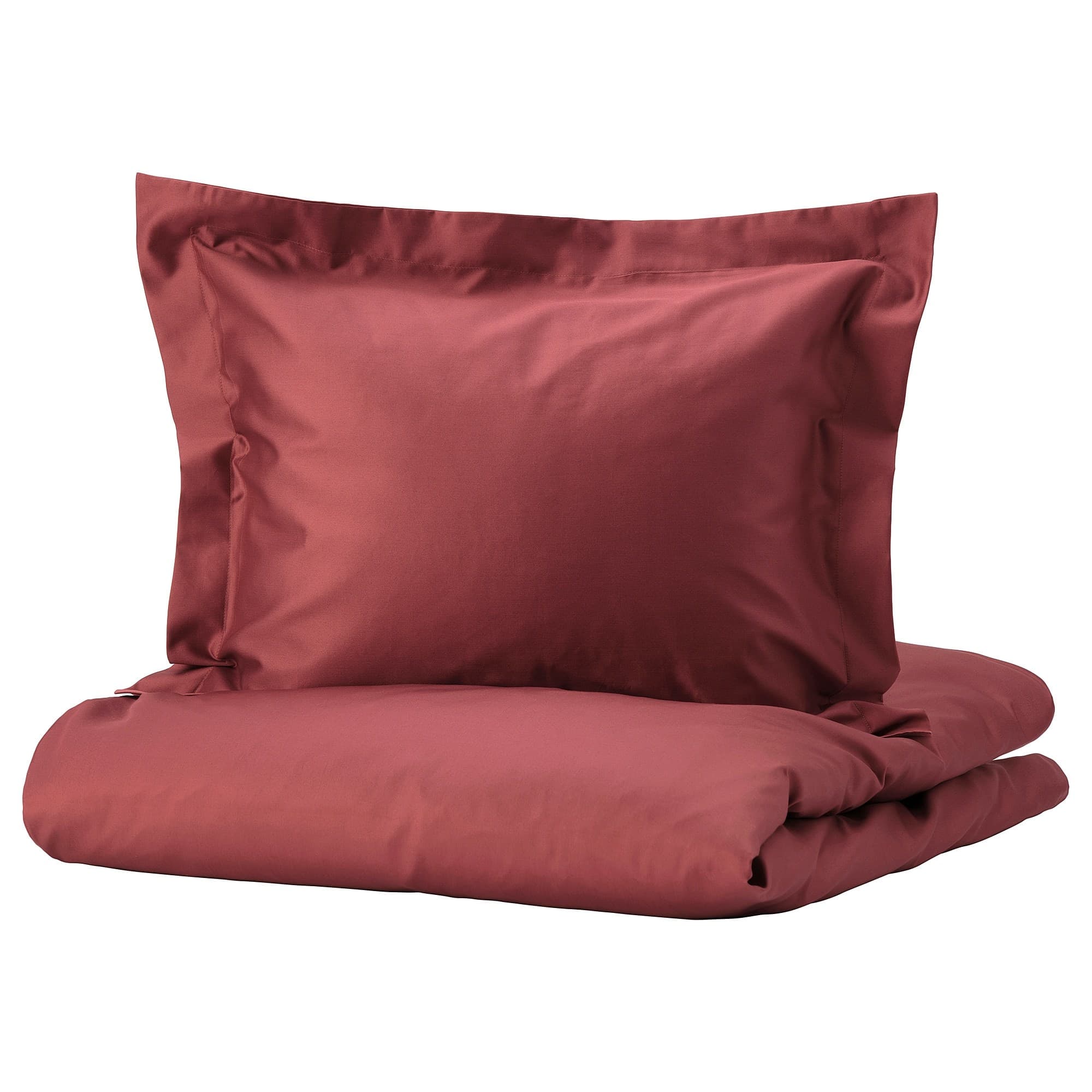 

Комплект постільної білизни IKEA LUKTJASMIN червоно-коричневий (204.802.30)