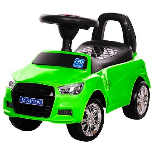 

Каталка-толокар Bambi Audi Green M 3147A(MP3)-5 салатовый