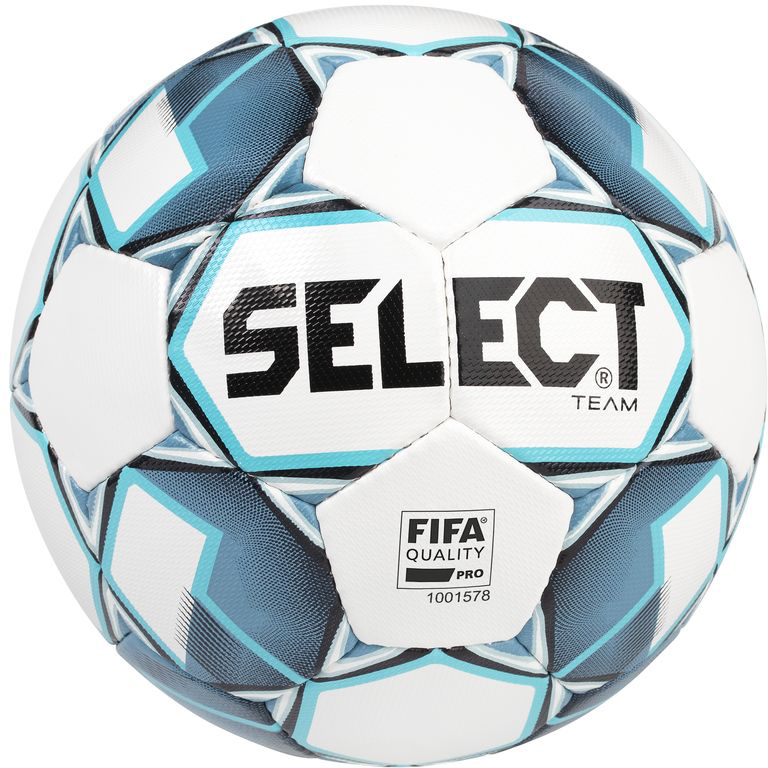 

Мяч футбольный Select Team Fifa Approved New (015) №5 White-Blue (5703543200986)