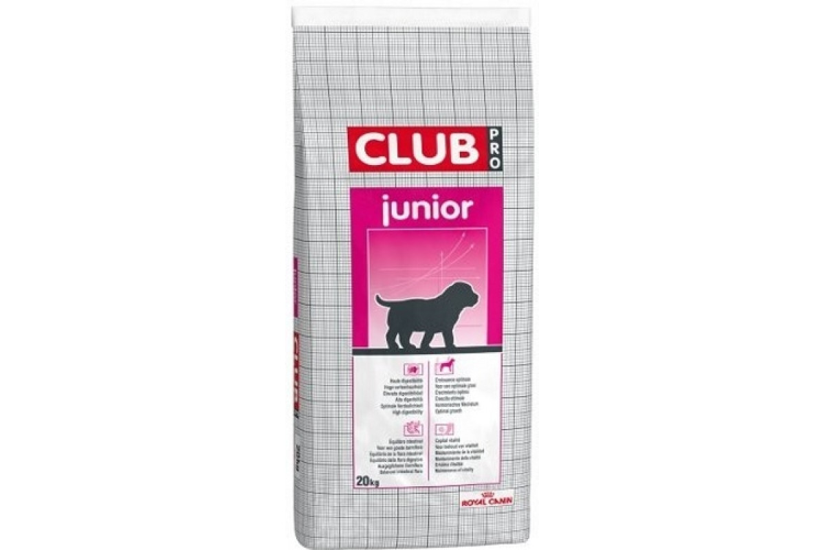 

Сухой корм Royal Canin Club Pro Dog Junior 20 кг