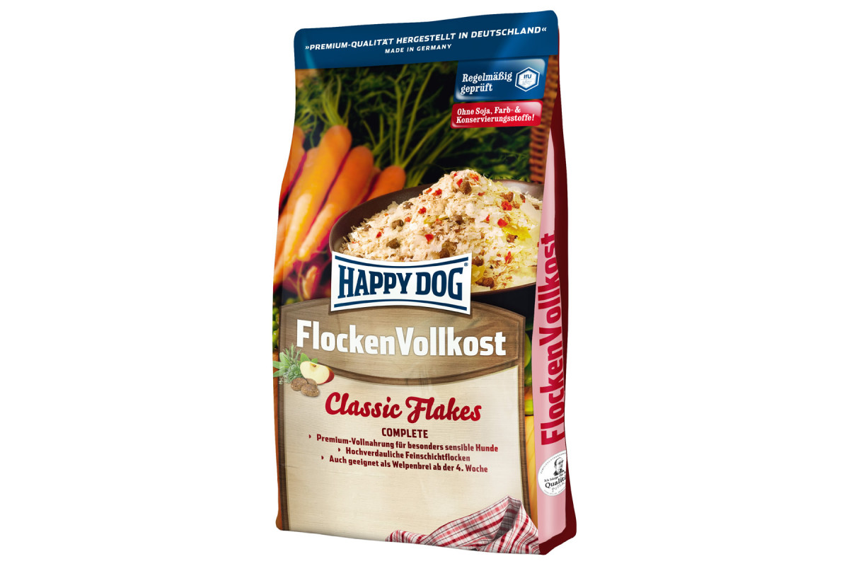 

Сухой корм Happy Dog Supreme Sensible Flocken Vollkost для щенков от 4 недель и взрослых собак 10 кг
