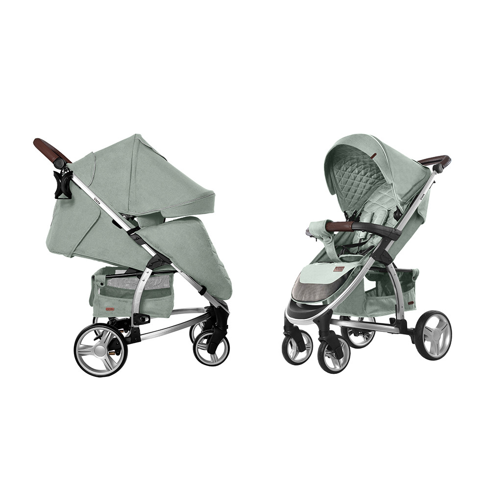 

Коляска прогулочная CARRELLO Vista CRL-8505 Stone Beige в льне +дождевик L MOQ