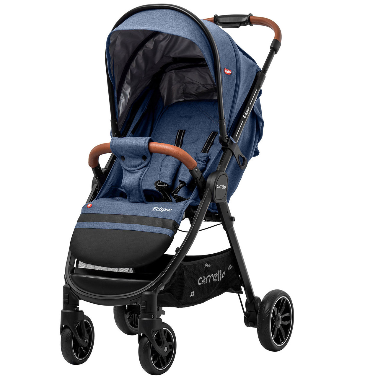 

Коляска прогулочная CARRELLO Eclipse CRL-12001 Denim Blue в льне +дождевик M