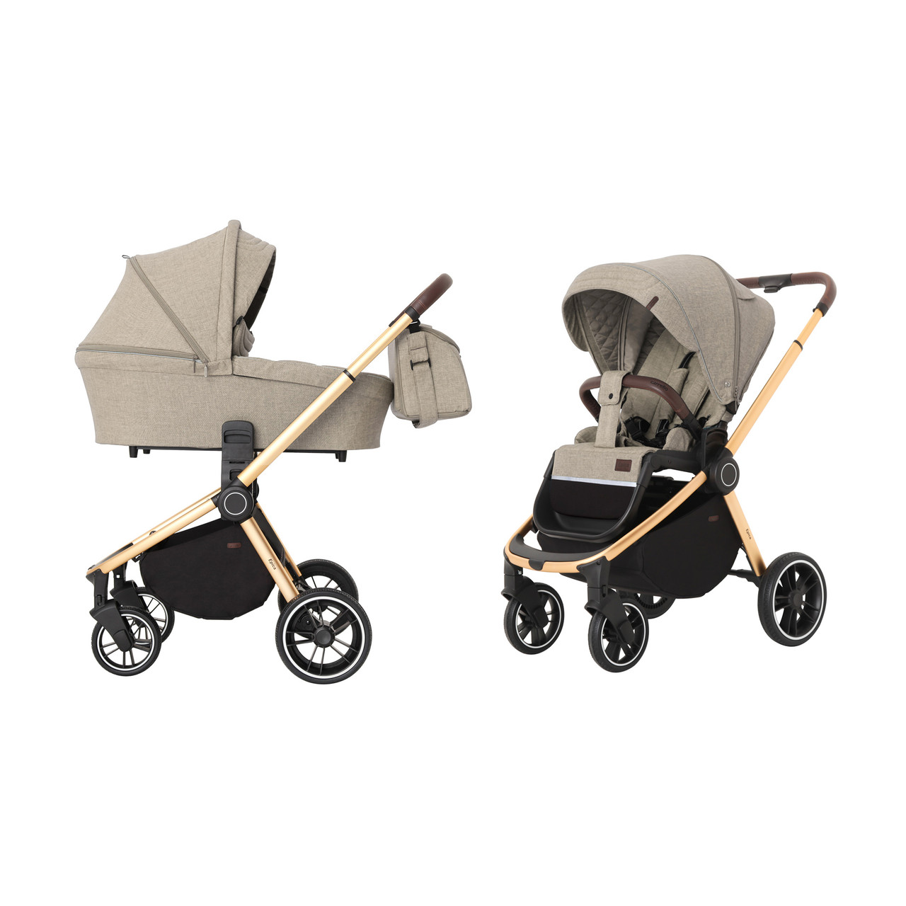 

Коляска универсальная CARRELLO Epica CRL-8510 (2in1) Almond
