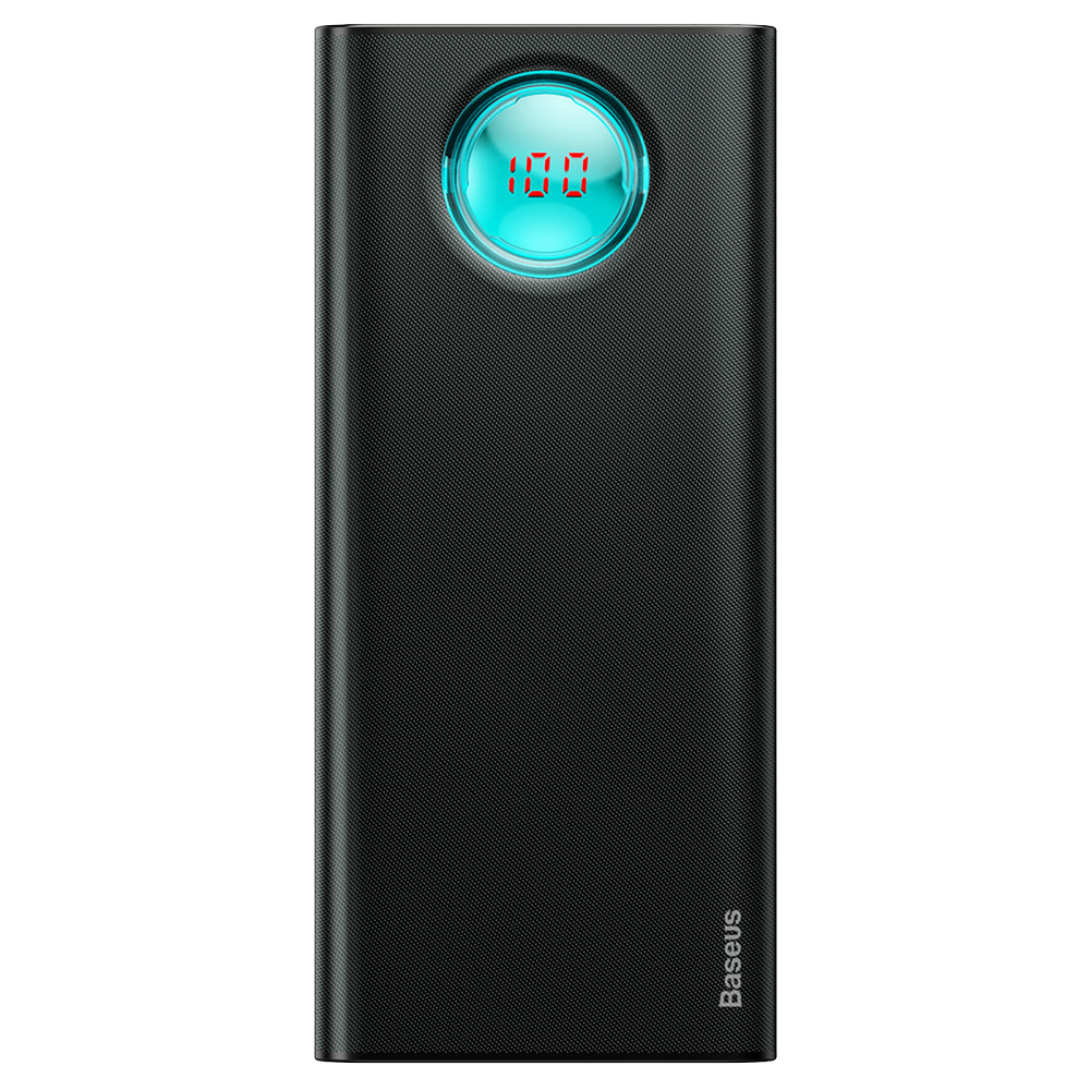 

УМБ Повербанк для телефона Baseus Amblight Digital Display 18W (PD3.0+QC3.0) 20000mAh Портативное универсальное зарядное устройство для смартфона гаджетов и MacBook Портативная внешняя батарея