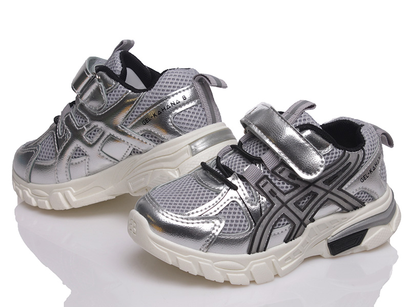 

Кроссовки Kidsmix 6602 silver-ROZ 26 17,0см