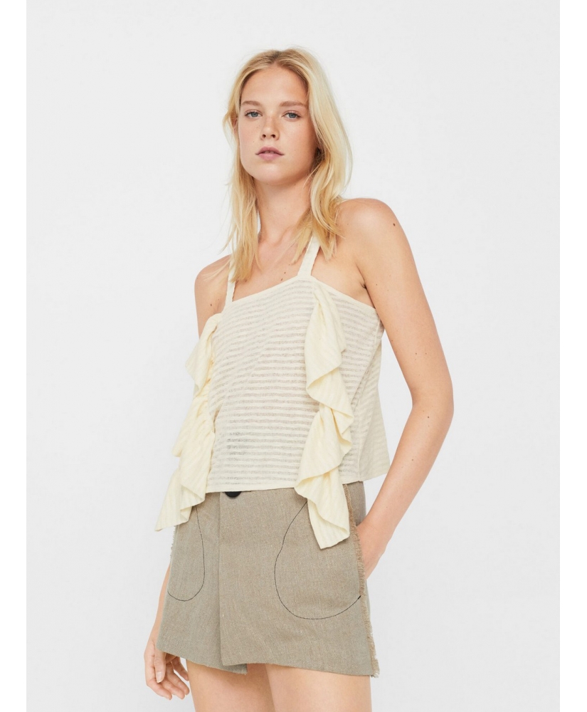 

Toп MANGO МNG84059043 L Бежевий