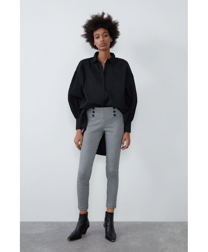 

Легінси ZARA 36391 M Чорний/білий