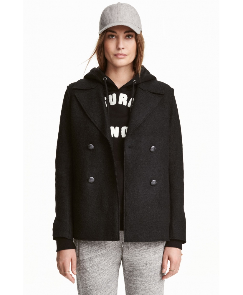 

Пальто H&M 27234 42 Чорний