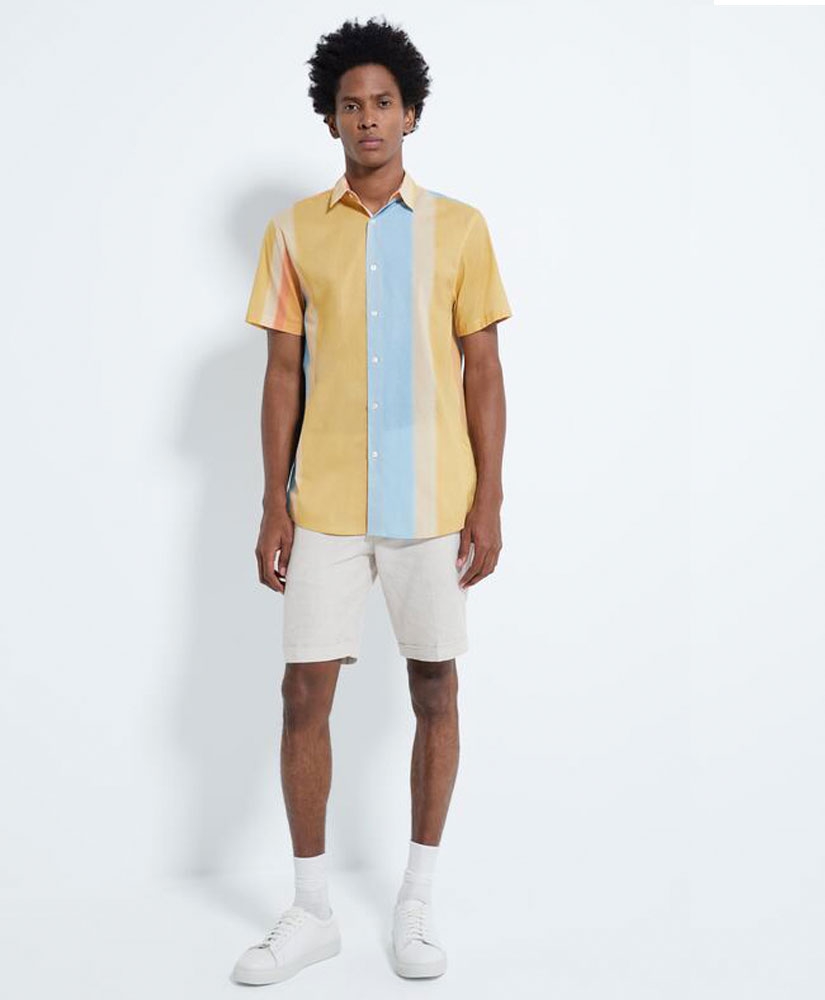

Сорочка ZARA 5824887  Жовтий, Сорочка ZARA 5824887 S Жовтий