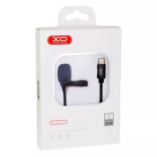 

Петличный микрофон петличка XO-MKF 03 lightning для iphone айфона