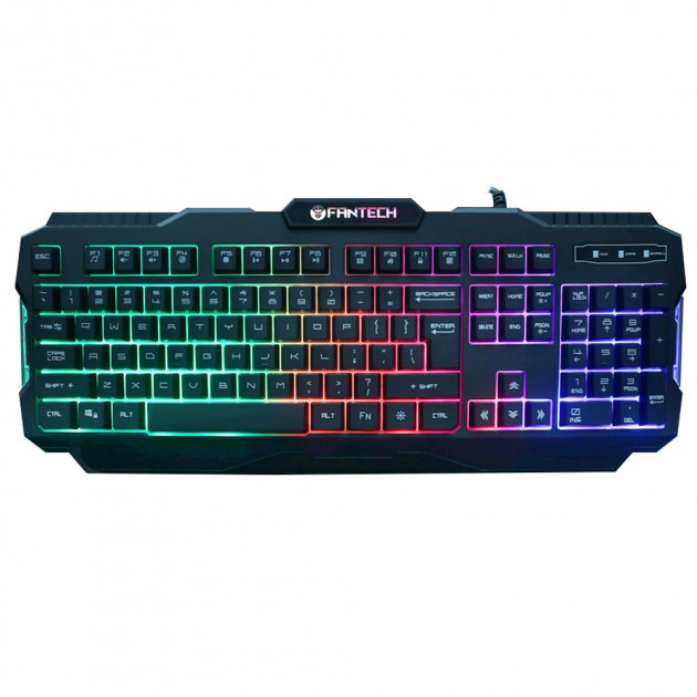 

Игровая клавиатура с подсветкой Fantech Hunter Pro K511 проводная геймерская keyboard для ПК Черная