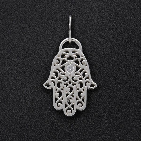 

Серебряный подвес "Хамса" 3083-1-cle