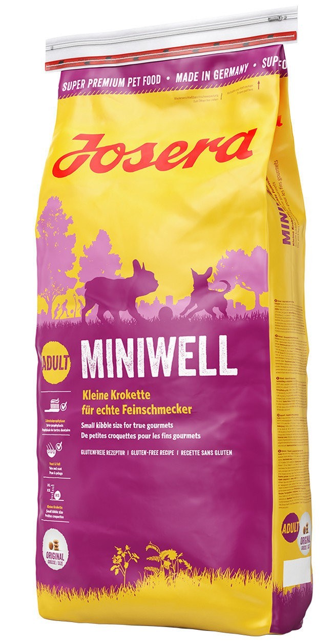 

Сухой корм Josera Miniwell для мини пород 15 кг (1962)