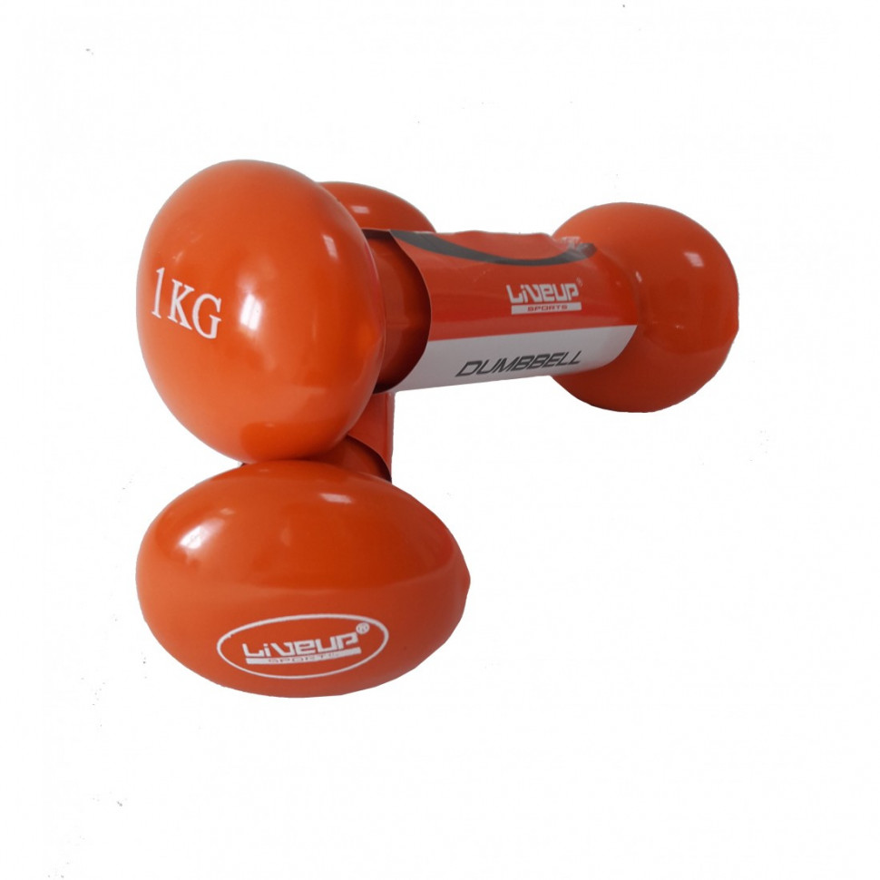 

Гантели виниловые LiveUp VINYL DUMBBELL Egg Head LS2001-1 278-647