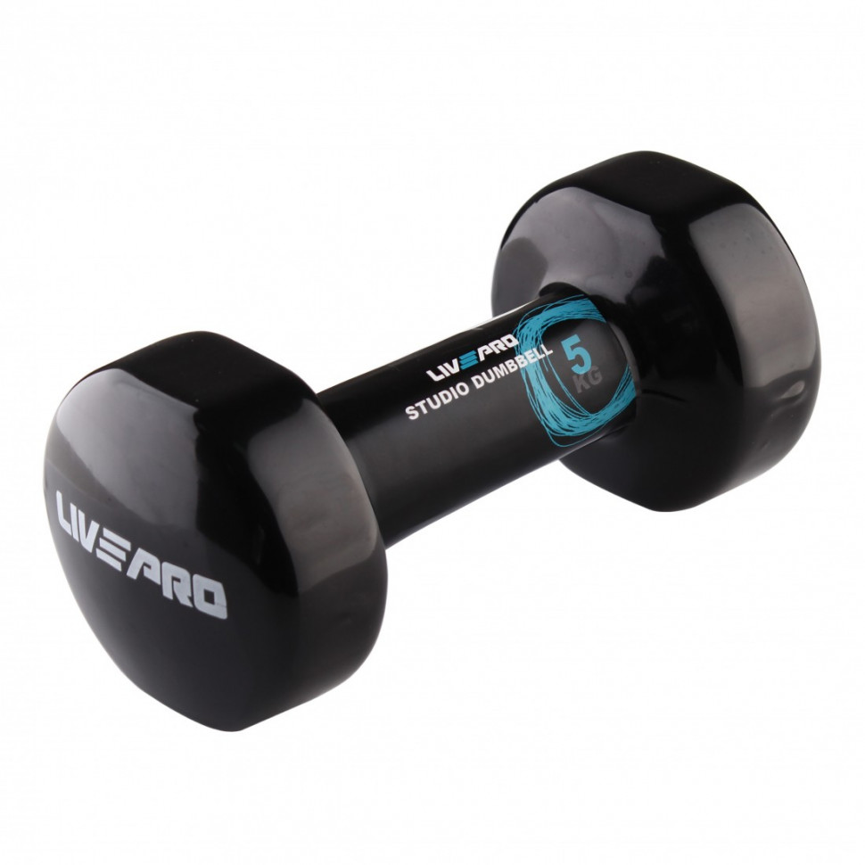 

Гантель виниловая LivePro STUDIO DUMBBELL 5 кг LP8076-5 LP8076-5