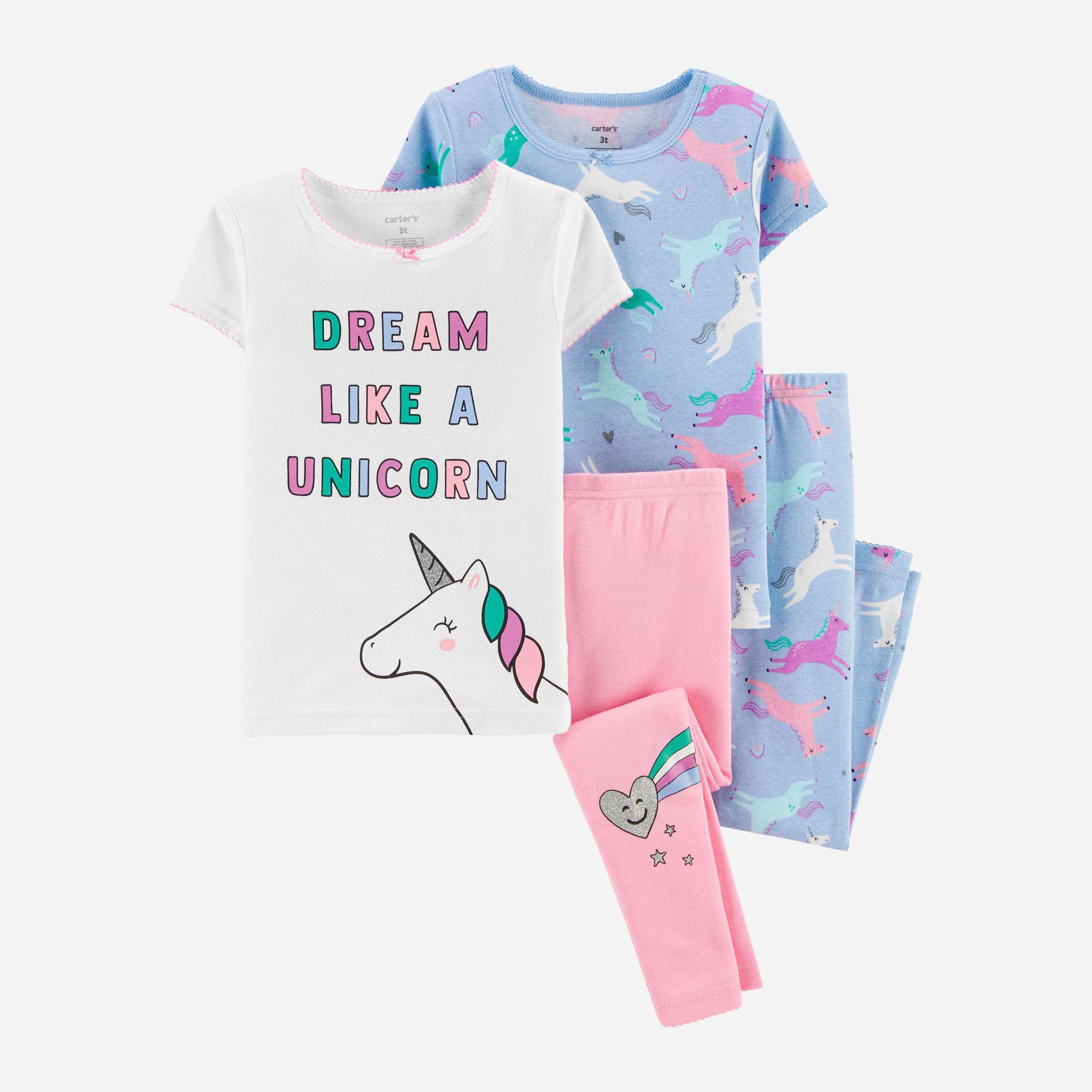 

Пижама (футболка + лосины) Carters 2H459310 88-93 см 2 шт Мультиколор